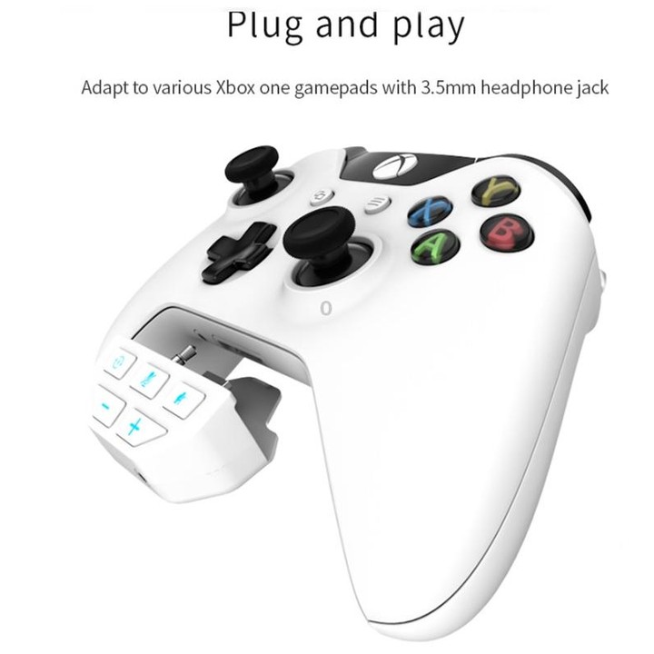 Gamepad Sound Card Headset Adapter For XBOX One / XBOX Series X / S / PS5 (White)