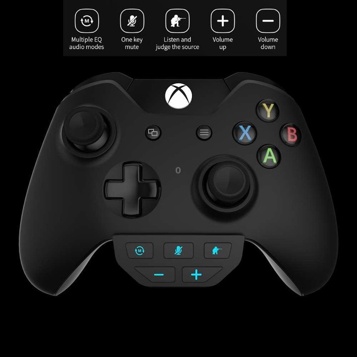 Gamepad Sound Card Headset Adapter For XBOX One / XBOX Series X / S / PS5 (White)