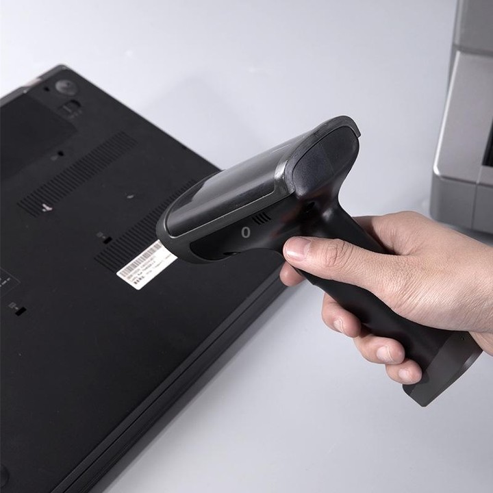 Deli 14950 One-Dimensional Two-Dimensional Scanner Supermarket Catering Scanning Gun, Model: Wired (White)