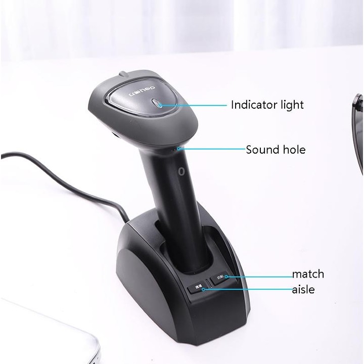 Deli 14951W Barcode Scanner One-Dimensional Code Scanner