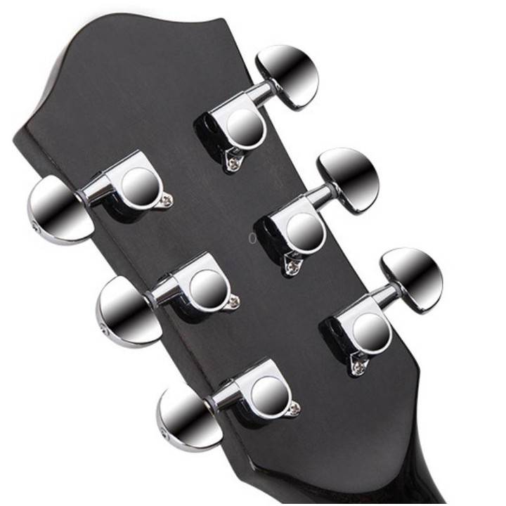 Folk Acoustic Guitar Beginner Training And Teaching Stringed Instruments, Colour: 41 Inch (Black)