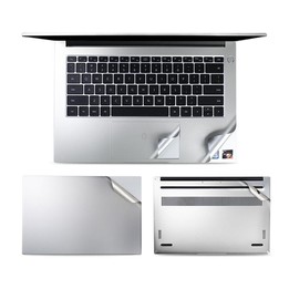 JRC 4 In 1 0.2mm Metal Texture Upper Cover Film + Bottom Cover Film + Full-Support Film + Touchpad Film Laptop Body Protective F