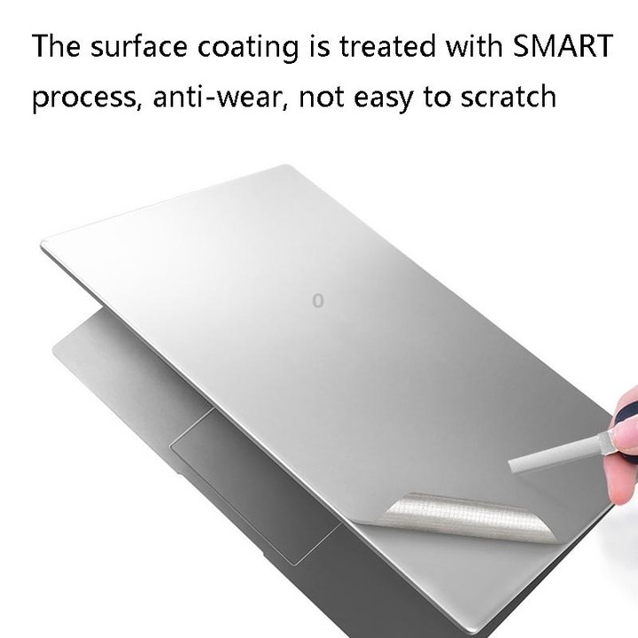 JRC 4 In 1 0.2mm Metal Texture Upper Cover Film + Bottom Cover Film + Full-Support Film + Touchpad Film Laptop Body Protective F