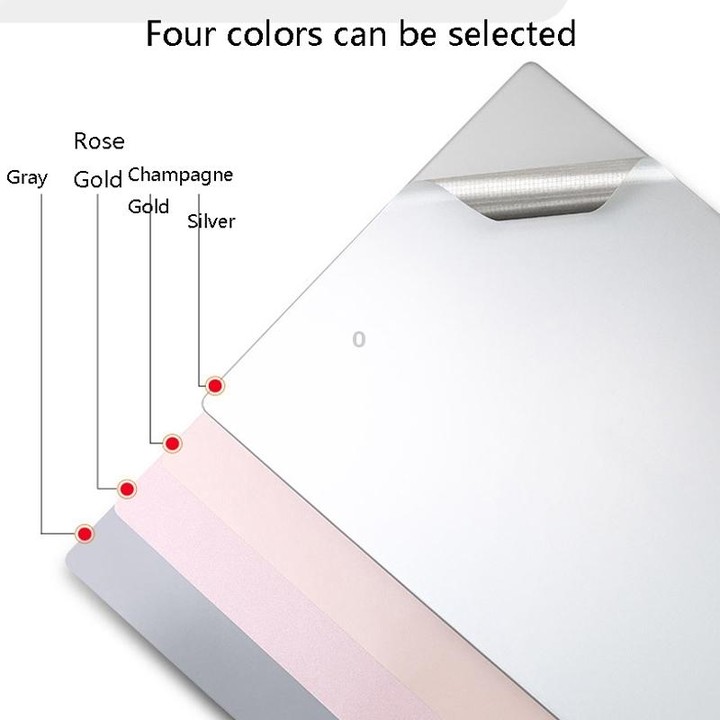 JRC 4 In 1 0.2mm Metal Texture Upper Cover Film + Bottom Cover Film + Full-Support Film + Touchpad Film Laptop Body Protective F