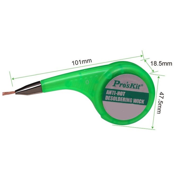 ProsKit Anti-Scalding Tin Suction Wire Tin Suction Tape DP-033C 2mx2.5mm