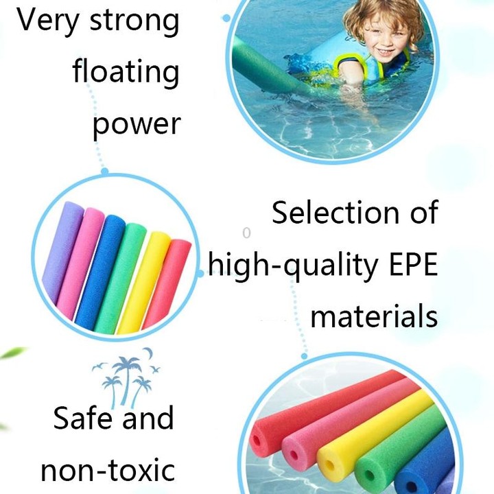 Blindfolded Strike Stick Swimming Stick Buoyancy Stick Foam Stick EPE Pearl Cotton Stick, Random Color Delivery, Size: 130 x 7cm