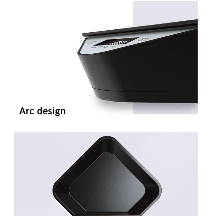 5kg/1g Kitchen Electronic Scale Coffee Scales Baking Food Scale Pallet Scale Pet Scale(Black)