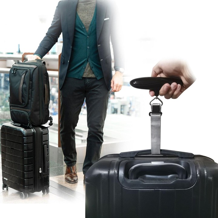 50kg/0.05kg Baggage Scales Portable Luggage Scales Express Package Scales Hand-Held Electronic Scale