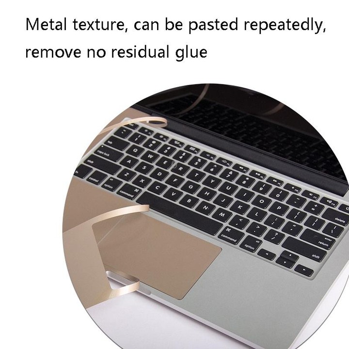 JRC 2 In 1 Full Support Sticker + Touchpad Film Computer Full Wrist Support Sticker Set For MacBook Air 13.3 A1932 (2018)(Deep G
