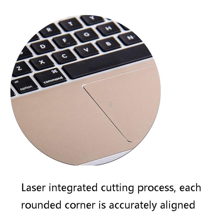 JRC 2 In 1 Full Support Sticker + Touchpad Film Computer Full Wrist Support Sticker Set For MacBook Air 13.3 A1932 (2018)(Deep G