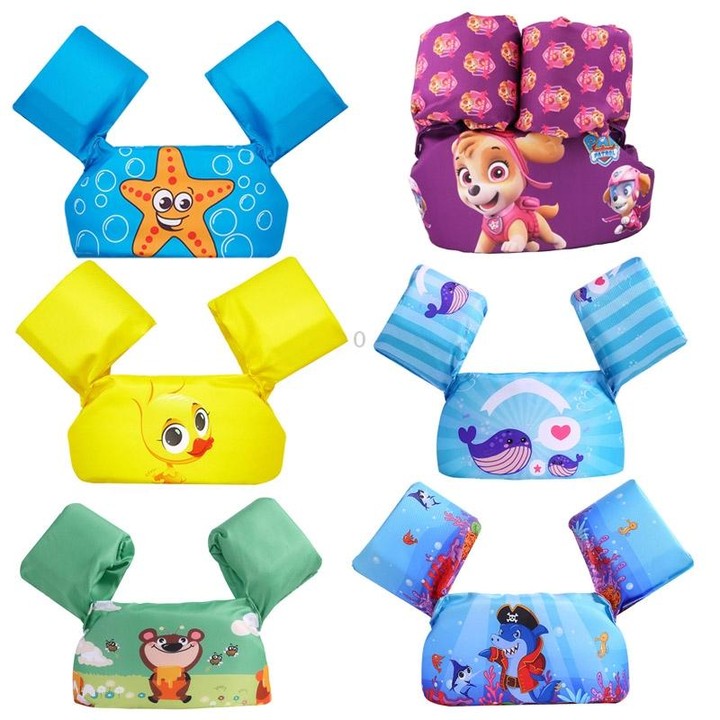 Children Swimming Foam Arm Ring Baby Swimming Equipment Floating Ring Water Sleeve Buoyancy Vest(Yellow Duck)