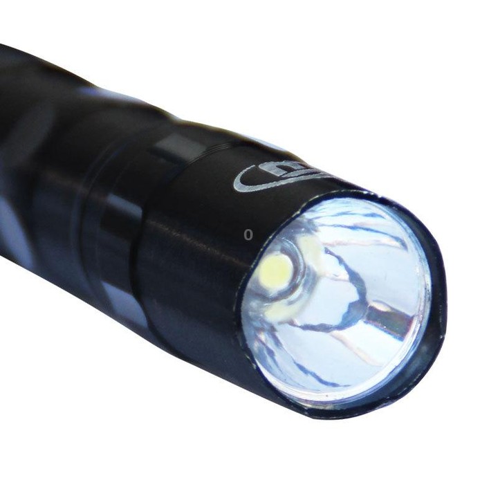 JUNGLELEOPARD 3 PCS Aluminum Alloy Strong Light Flashlight Mini Spotlight LED Light(Black)