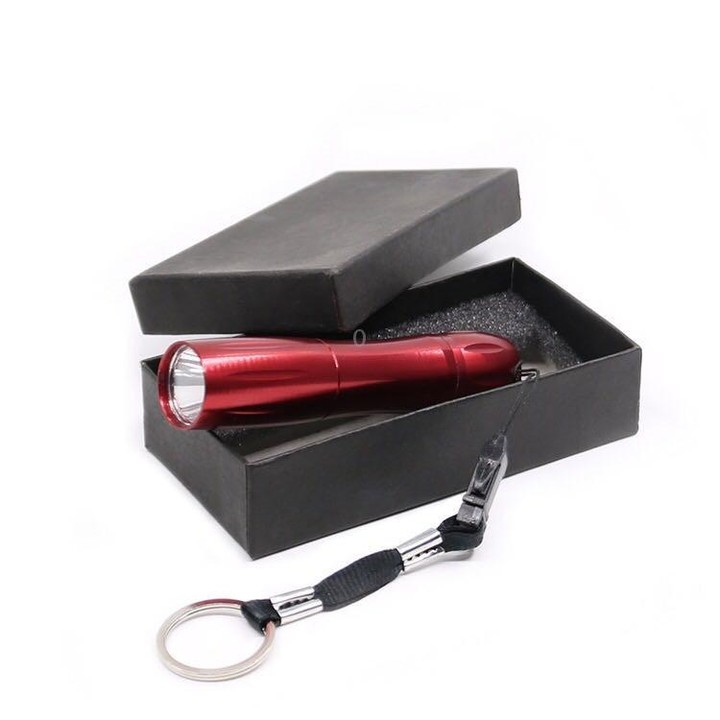 5 PCS Mini LED Strong Light Flashlight Household Outdoor Aluminum Alloy Keychain Flashlight Random Colour Delivery(Gift Box With