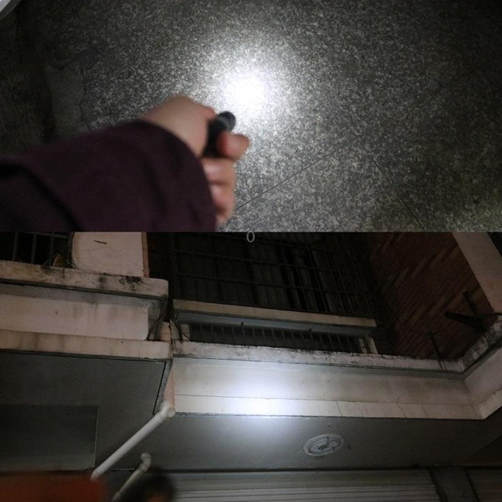 5 PCS Mini LED Strong Light Flashlight Household Outdoor Aluminum Alloy Keychain Flashlight Random Colour Delivery(Gift Box With