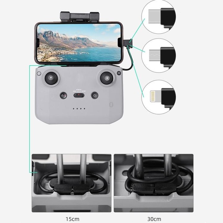 Sunnylife TY-X9304 Suitable For DJI Mavic Air 2S / DJI FPV Flight Glasses V2 / Mavic Mini2 / Osmo Pocket 2 Mobile Phone Tablet C