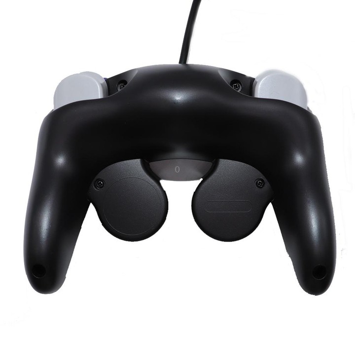 2 PCS Single Point Vibrating Controller Wired Game Controller For Nintendo NGC / Wii, Product color: Green