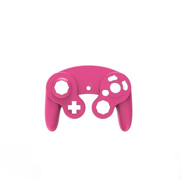 2 PCS Game Single Point Handle Shell Replacement Shell Handle Repair Parts For Nintendo NGC(Pink)