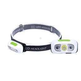 Smart Sensor Outdoor USB Headlight LED Portable Strong Light Night Running Headlight, Colour: White 3W 100LM