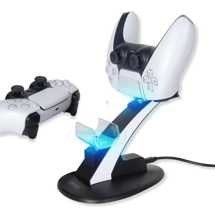 OIVO IV-P5234 Gamepad Aircraft Two-Seater Charger For PS5(Black)