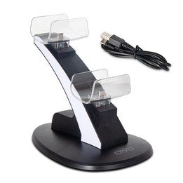 OIVO IV-P5234 Gamepad Aircraft Two-Seater Charger For PS5(Black)