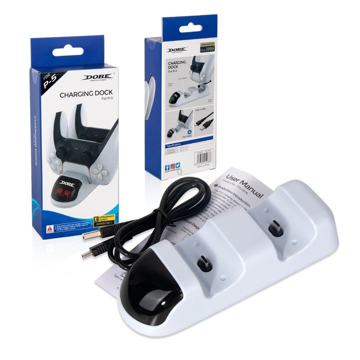 DOBE TP5-0506 Wireless Handle Dual-Seat Charging With LED Charging Indicator For PS5