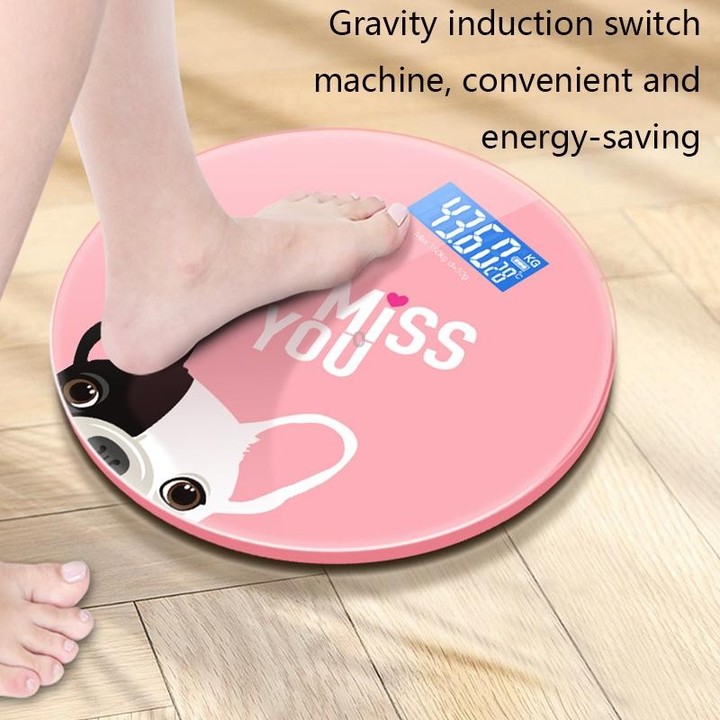 ZJ26 Weight Scale Home Smart Electronic Scale, Size: Charging(Pink)
