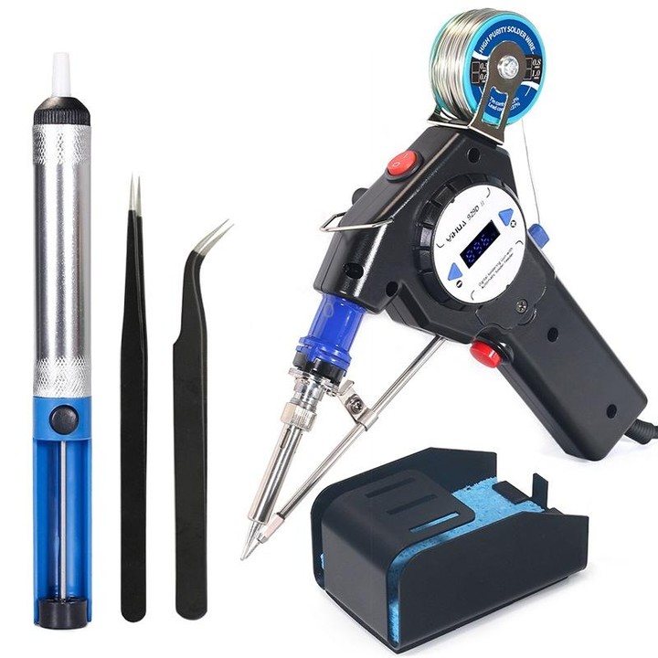 YIHUA Hand-Held Inner Heat Electric Soldering Iron Portable Automatic Delivery Of Tin Constant Temperature Soldering Iron,CN Plu
