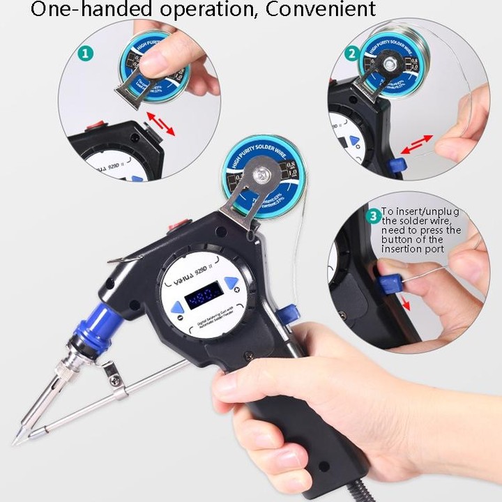 YIHUA Hand-Held Inner Heat Electric Soldering Iron Portable Automatic Delivery Of Tin Constant Temperature Soldering Iron,CN Plu