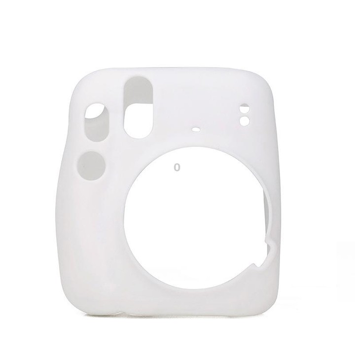 Camera Jelly Color Silicone Protective Cover For Fujifilm Instax mini 11(White)