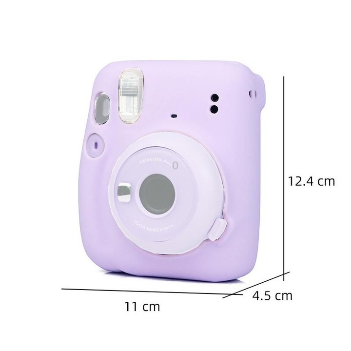 Camera Jelly Color Silicone Protective Cover For Fujifilm Instax mini 11(Blue)
