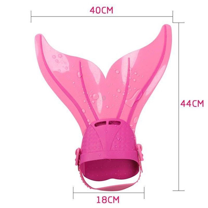 Mermaid Children Diving Fins Swimming Training Flexible Comfortable And Breathable Fins, Size: Free Size(B12)