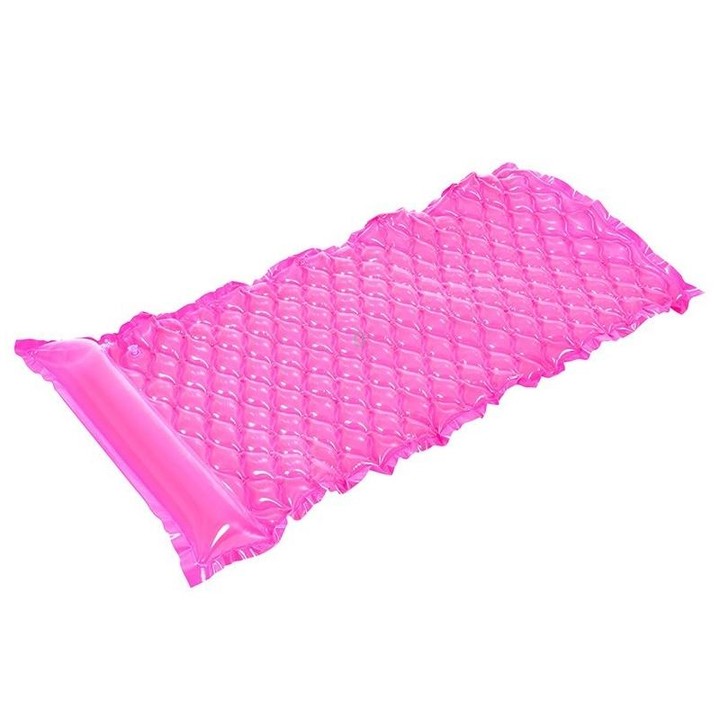 Water Sofa Bed Inflatable Floating Bed Water Recliner,Size: 218 x 88cm (Single Floating Bed Random Color Delivery)