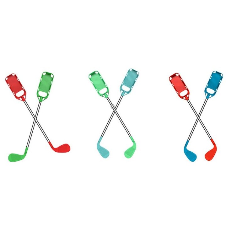 IPLAY HBS-361 Golf Grips Game Accessories For Nintendo Switch(Handle Blue + Handle Red)