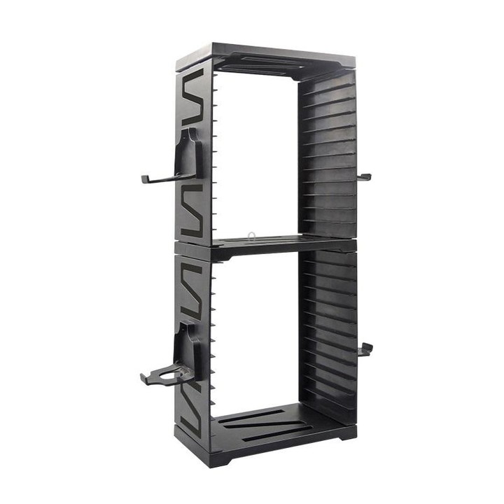 IPLAY Multi-Function Storage Bracket For Gamepad Card And Disc For PS4 / PS5 / Xbox / Switch (Black)