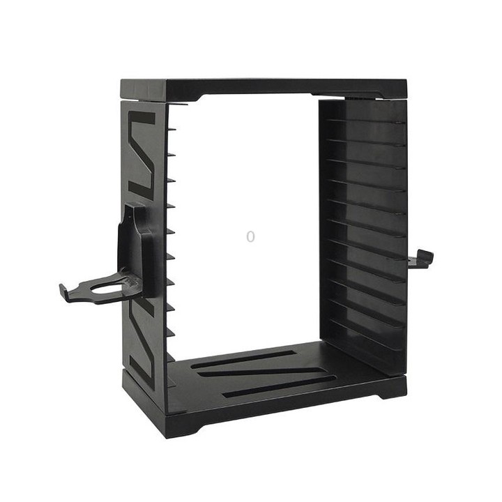 IPLAY Multi-Function Storage Bracket For Gamepad Card And Disc For PS4 / PS5 / Xbox / Switch (Black)