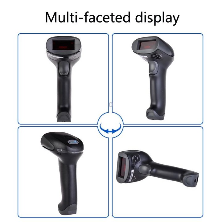 NETUM F6 Anti-Slip And Anti-Vibration Barcode Scanner, Model: Wireless Laser
