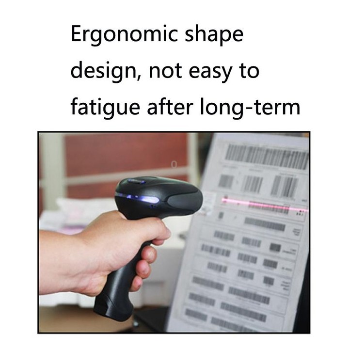 NETUM F6 Anti-Slip And Anti-Vibration Barcode Scanner, Model: Wireless Laser