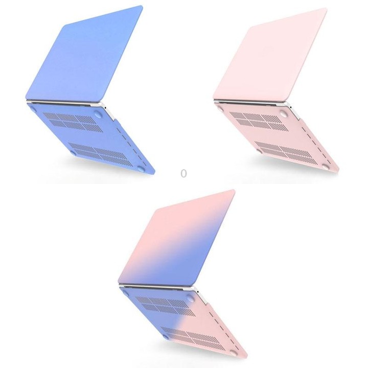 Hollow Style Cream Style Laptop Plastic Protective Case For MacBook Pro 13 A1278(Tranquil Blue)