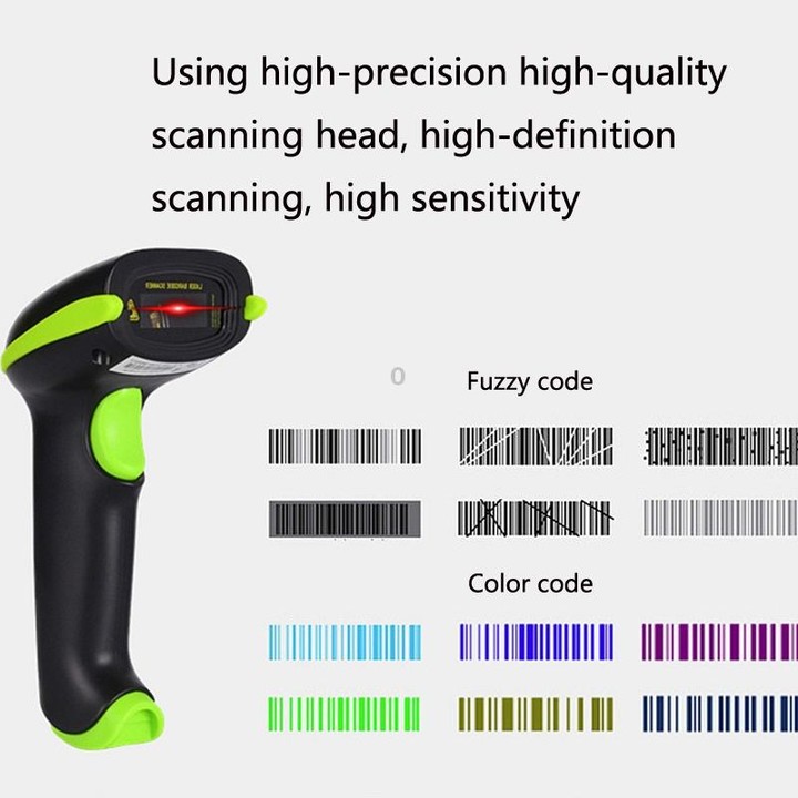 Laser Wireless Scanner Bluetooth Scanner Supermarket Express Scanner, Model: 5100 (2D) Two-dimensional Wireless