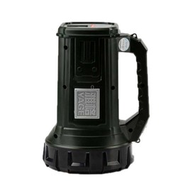YAGE 5701 10W LED Strong Light Long-Range Searchlight Outdoor Lighting Rechargeable Flashlight, CN Plug(Ink Green)