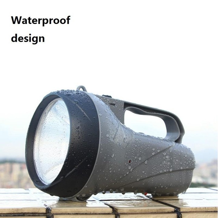 YAGE YG-5710 5W LED Waterproof Glare Flashlight Outdoor Rechargeable Lighting Portable Lamp, CN Plug(ArmyGreen)