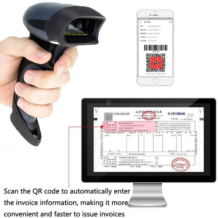 NETUM Supermarket Express Barcode QR Code Scanner, Specification: M8 Wireless