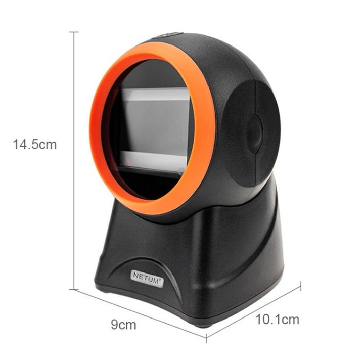 NETUM 2050 Supermarket Cashier Barcode QR Code Scanner Desktop Vertical Scanner, Specification： Enhanced Version