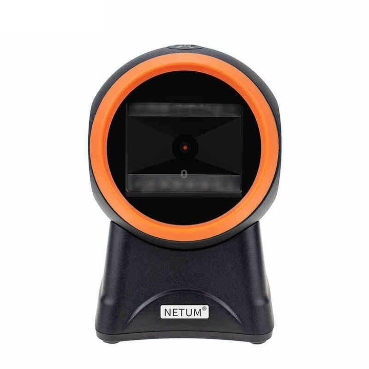 NETUM 2050 Supermarket Cashier Barcode QR Code Scanner Desktop Vertical Scanner, Specification： Enhanced Version