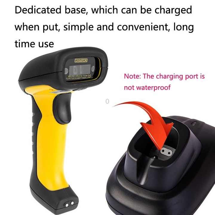 NETUM DPM Waterproof Industrial Barcode Scanner With Storage Barcode QR Code Scanner, Specification : Wireless