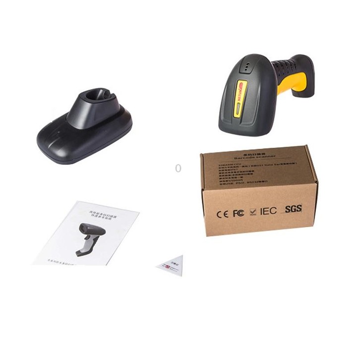 NETUM DPM Waterproof Industrial Barcode Scanner With Storage Barcode QR Code Scanner, Specification : Wireless