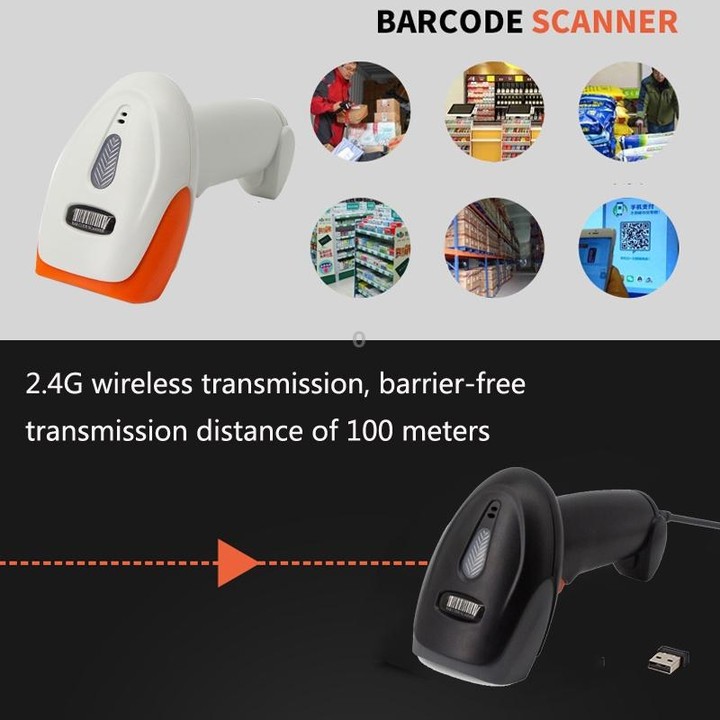 SYCREADER Supermarket Laser Barcode Scanner, Model: Two-dimensional Wired