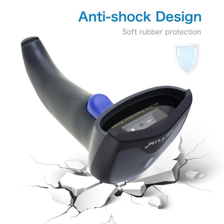 NETUM High-Precision Barcode QR Code Scanner, Model: Wireless