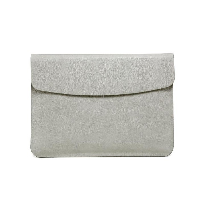 Horizontal Litchi Texture Laptop Bag Liner Bag For MacBook 13.3 Inch A1502 / 1425/1466/1369(Liner Bag Gray)