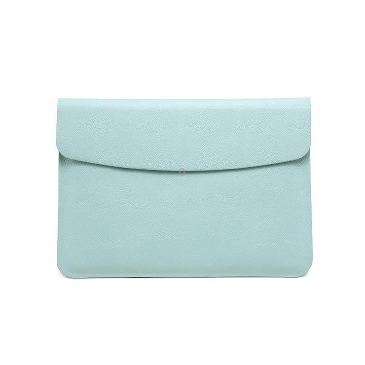 Horizontal Litchi Texture Laptop Bag Liner Bag For MacBook 13 Inch A1708 / 1706/1989 / A2337 / A2338(Liner Bag Green)